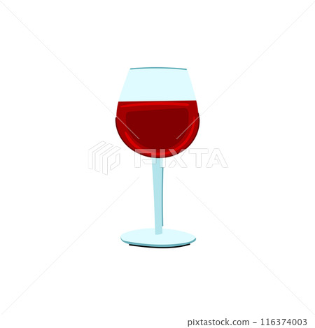 cocktail wine glass cartoon vector illustration cocktail wine glass cartoon vector illustration 116374003