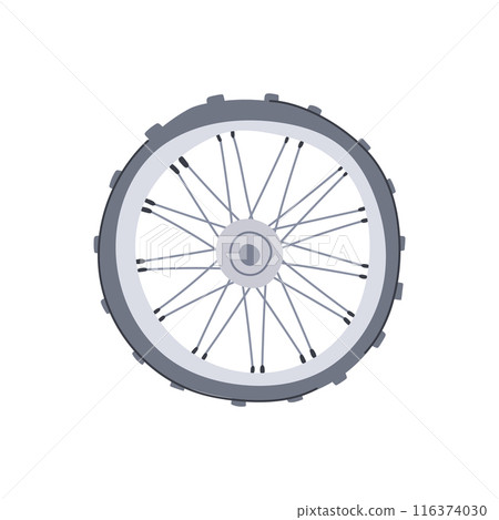 cycle wheel bike cartoon vector illustration 116374030