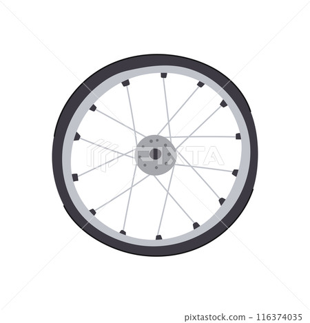 tire wheel bike cartoon vector illustration 116374035