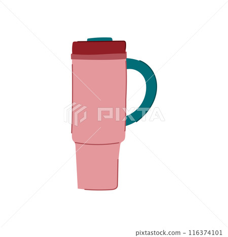 tumbler thermos cup cartoon vector illustration tumbler thermos cup cartoon vector illustration 116374101