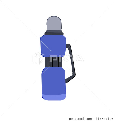 camping thermos bottle cartoon vector illustration camping thermos bottle cartoon vector illustration 116374106