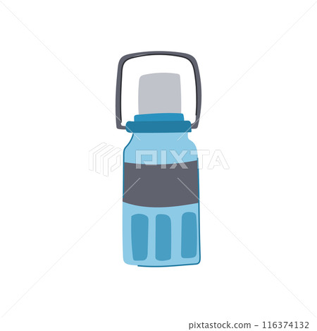 metal thermos bottle cartoon vector illustration metal thermos bottle cartoon vector illustration 116374132