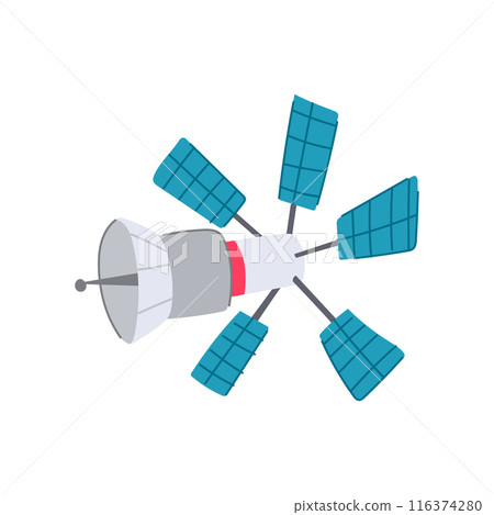 satellite satellite cartoon vector illustration satellite satellite cartoon vector illustration 116374280
