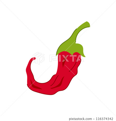 mexican pepper chili cartoon vector illustration 116374342