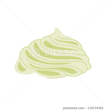 meringue meringue cartoon vector illustration 116374562