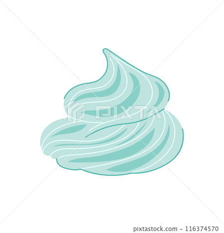 cake meringue cartoon vector illustration 116374570