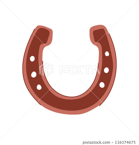 clover horseshoe cartoon vector illustration 116374675