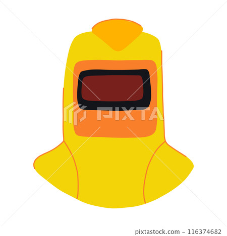 line helmet welding cartoon vector illustration line helmet welding cartoon vector illustration 116374682