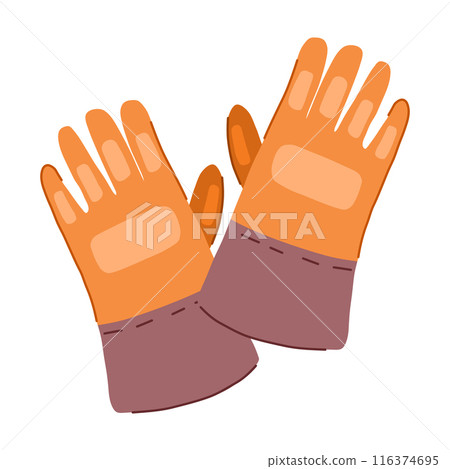 gas gloves welding cartoon vector illustration 116374695