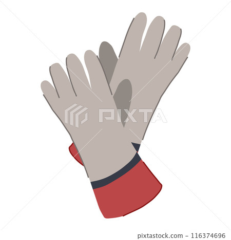 factory gloves welding cartoon vector illustration 116374696
