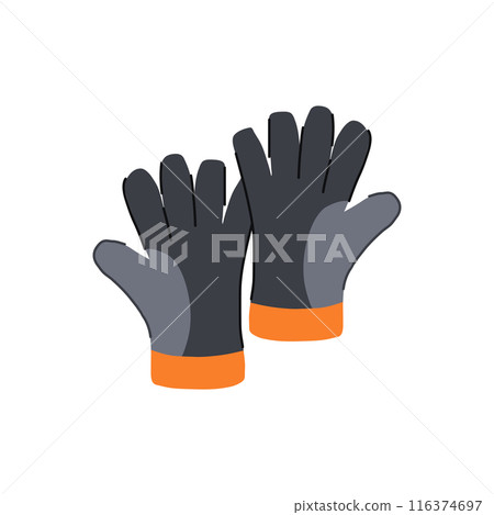 safety gloves welding cartoon vector illustration 116374697