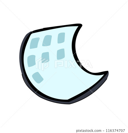 mobile flexible screen cartoon vector illustration 116374707