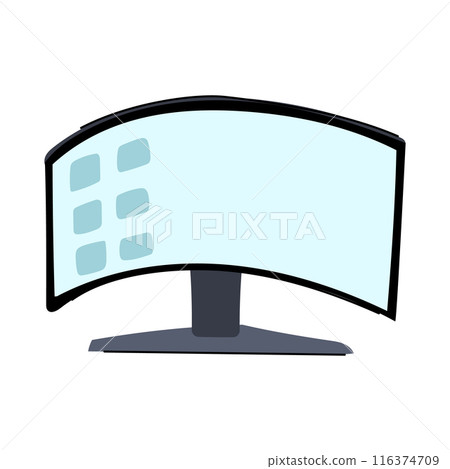 symbol flexible screen cartoon vector illustration symbol flexible screen cartoon vector illustration 116374709