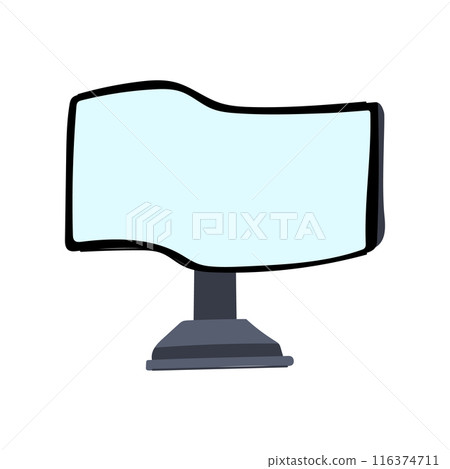 smtechnology flexible screen cartoon vector illustration smtechnology flexible screen cartoon vector illustration 116374711