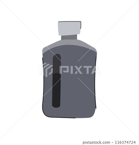 drink flask alcohol cartoon vector illustration 116374724