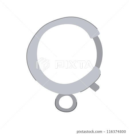 metal clasp jewelry cartoon vector illustration 116374800