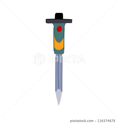 cement brick chisel cartoon vector illustration cement brick chisel cartoon vector illustration 116374878