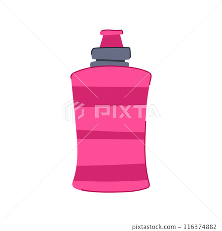 aluminum bike bottle cartoon vector illustration 116374882