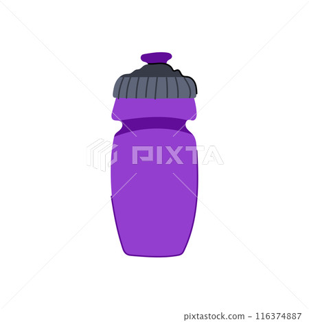 reusable bike bottle cartoon vector illustration 116374887