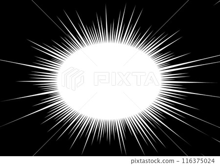 集中線，徑向背景，框架。 116375024