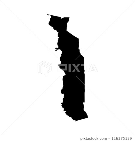 Togo map icon 116375159