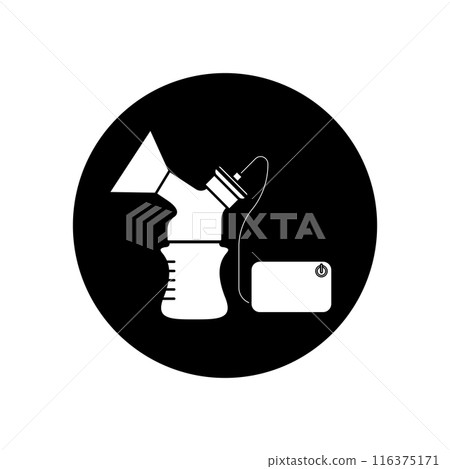 Breast milk sucker icon 116375171