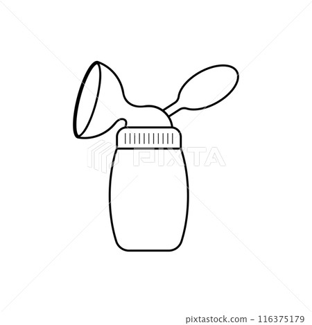 Breast milk sucker icon 116375179