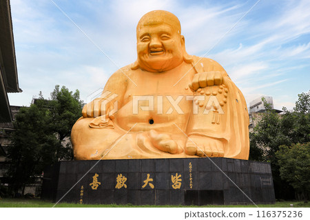 The Golden Buddha of Baojue Temple, Taichung, Taiwan The Golden Buddha of Baojue Temple, Taichung, Taiwan 116375236