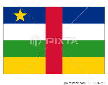世界中部非洲的旗幟 世界中部非洲的旗幟 116376750