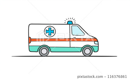 Emergency vehicle: Ambulance 116376861
