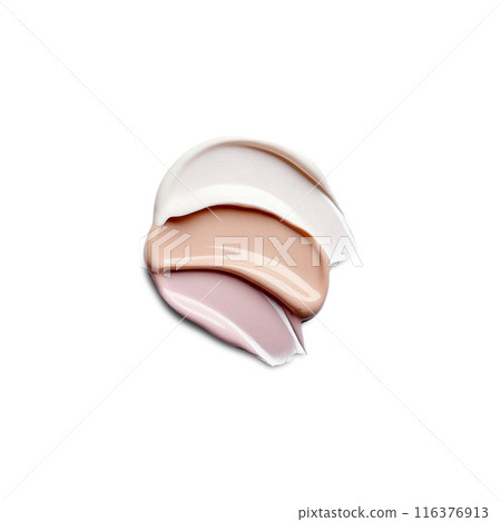 Cosmetics and skin care product texture images 116376913