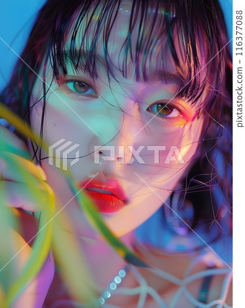 新一代的肖像畫—千禧年風格的亞洲女性 116377088