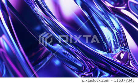 Fluid Future - Y2K inspired digital art background 116377345