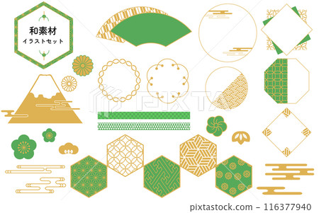 Japanese material set Japanese material set 116377940