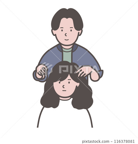 美髮師諮詢髮型 美髮師諮詢髮型 116378081