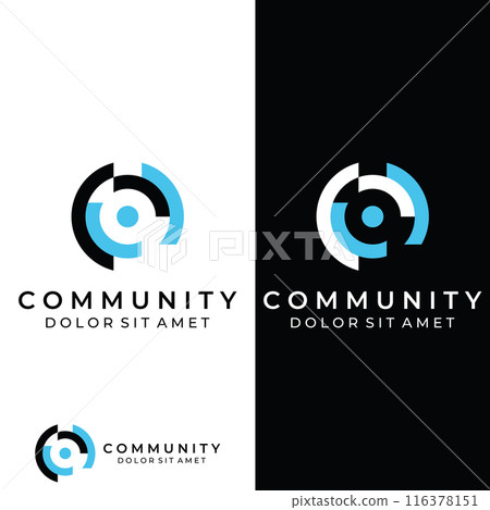 Community logo , community network , and people check.Logos for teams or groups , kindergartens , and companies. With vector illustration editing. Community logo , community network , and people check.Logos for teams or groups , kindergartens , and companies. With vector illustration editing. 116378151