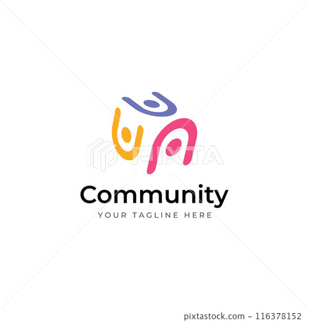 Community logo , community network , and people check.Logos for teams or groups , kindergartens , and companies. With vector illustration editing. Community logo , community network , and people check.Logos for teams or groups , kindergartens , and companies. With vector illustration editing. 116378152