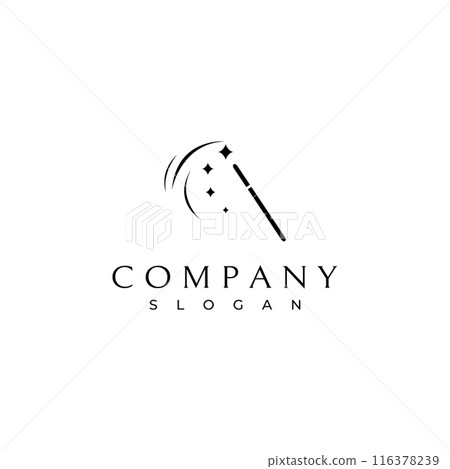 magic wand icon logo vector illustration design template magic wand icon logo vector illustration design template 116378239