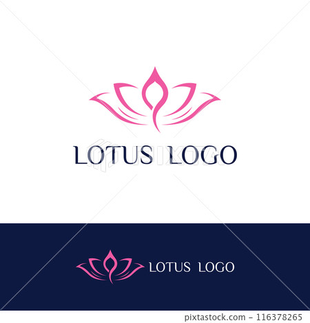 A beautiful and naturally beautiful lotus spa flower, with a luxurious and elegant lotus flower vector illustration editing, suitable for beauty and cosmetic salons. 116378265