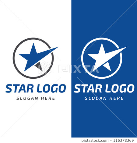 Star logo.Star logo for business and company.With modern vector illustration concept. 116378369