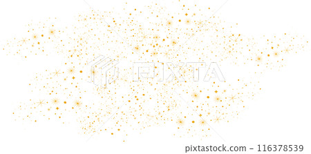 Twinkle star decorative line illustration material 116378539
