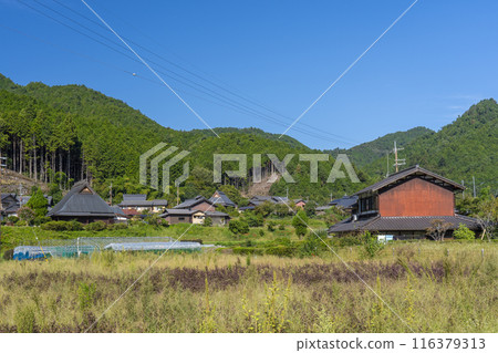 京都 大原 大原女子小路 田園風光 116379313