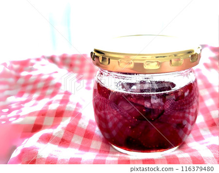 Bottled strawberry jam Bottled strawberry jam 116379480