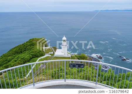 Cape Chikyu Observatory (Cape Chikyu Lighthouse) overlooking the Pacific Ocean Cape Chikyu Observatory (Cape Chikyu Lighthouse) overlooking the Pacific Ocean 116379642