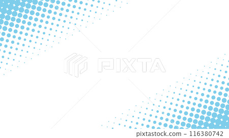 半色調淺藍色背景框架角向量 116380742