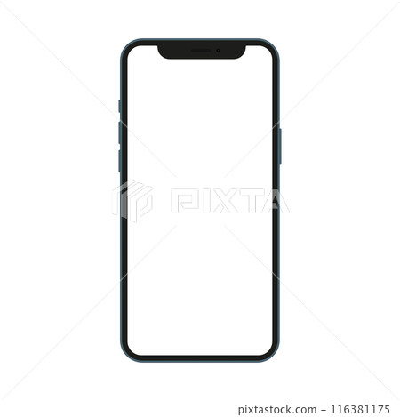Mobile phone white mockup .. Mobile phone white mockup .. 116381175