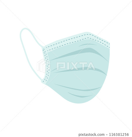 breathing medical respiratory mask. Hospital or pollution protect face masking. breathing medical respiratory mask. Hospital or pollution protect face masking. 116381256