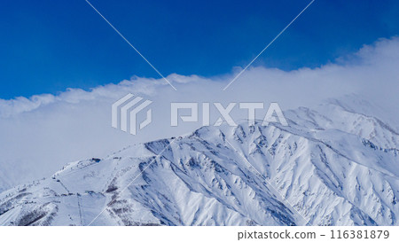 長野縣白馬村,白雪皚皚的北阿爾卑斯山 長野縣白馬村,白雪皚皚的北阿爾卑斯山 116381879