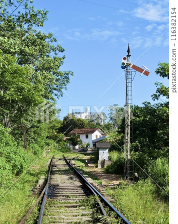 Semaphore signal and track 116382154