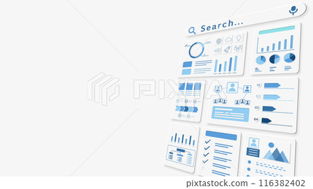 搜尋、統計、圖表、資料分析等背景。 搜尋、統計、圖表、資料分析等背景。 116382402